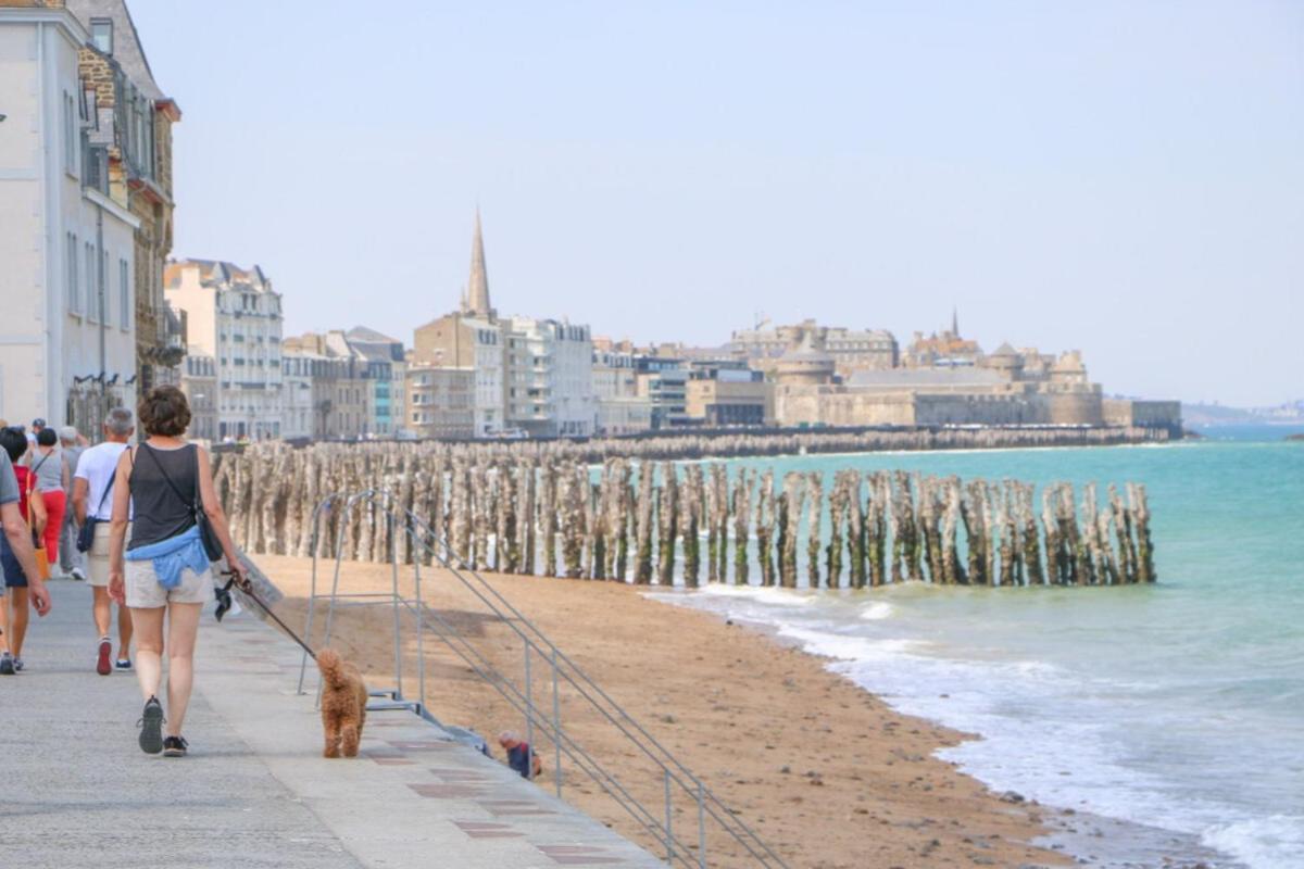 Lostra 2 - Appartement Avec Mezzanine, Front De Mer A Cancale Sur Le Port De La Houle Εξωτερικό φωτογραφία