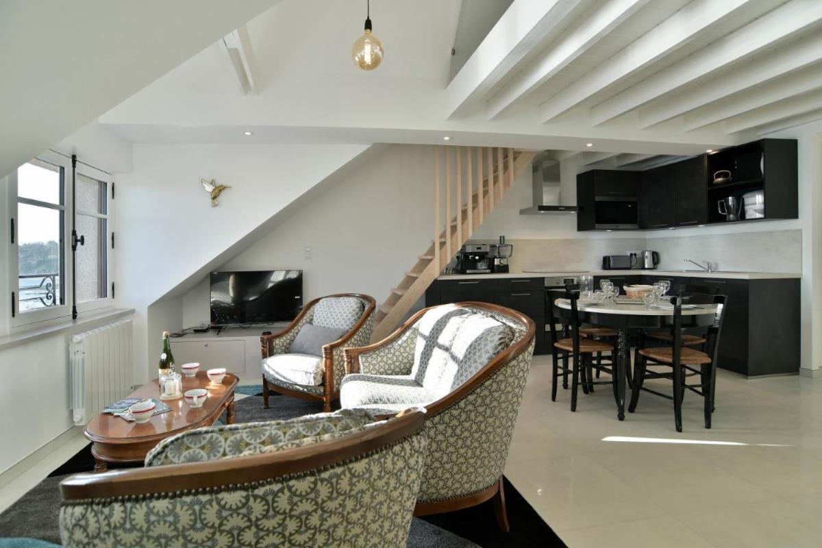 Lostra 2 - Appartement Avec Mezzanine, Front De Mer A Cancale Sur Le Port De La Houle Εξωτερικό φωτογραφία