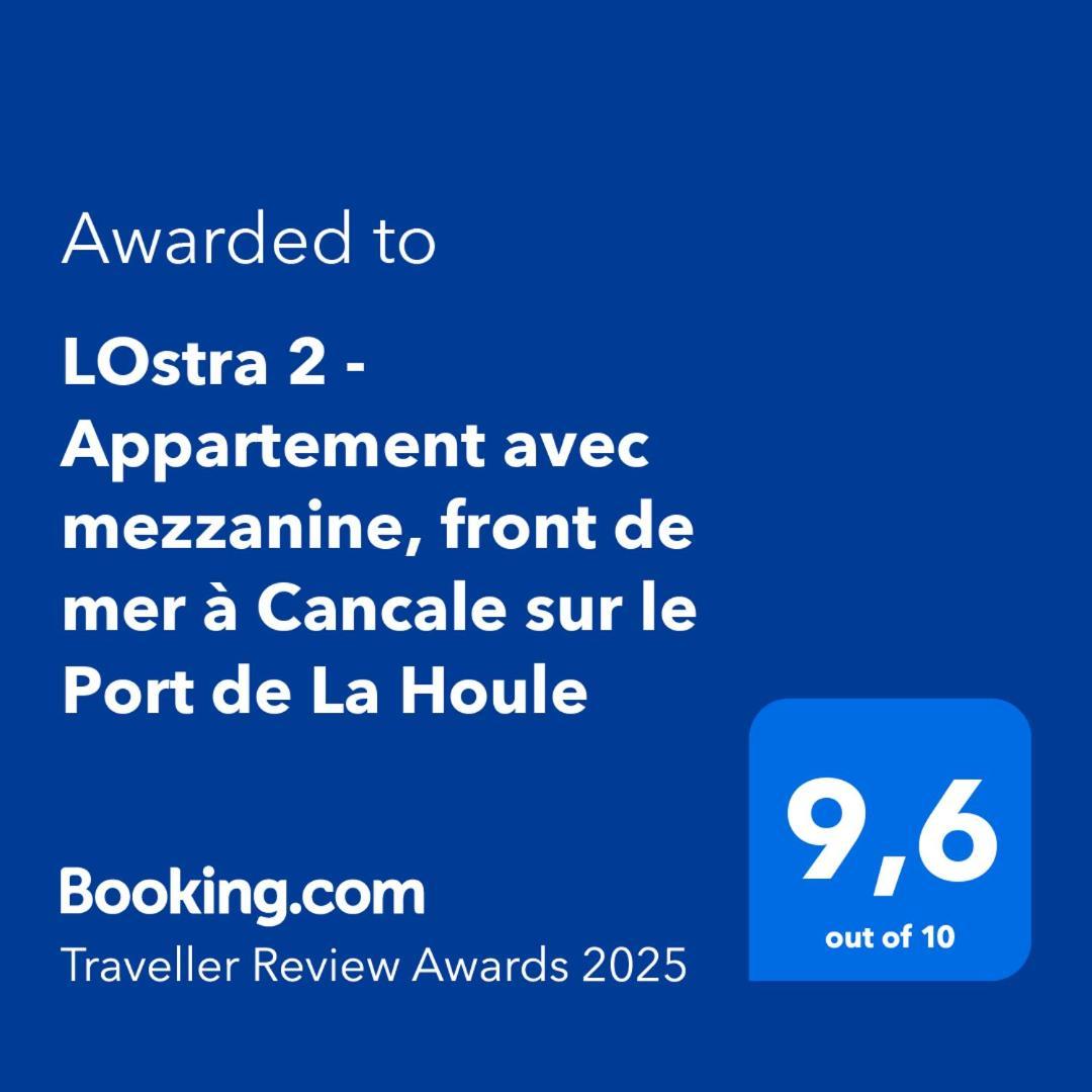 Lostra 2 - Appartement Avec Mezzanine, Front De Mer A Cancale Sur Le Port De La Houle Εξωτερικό φωτογραφία